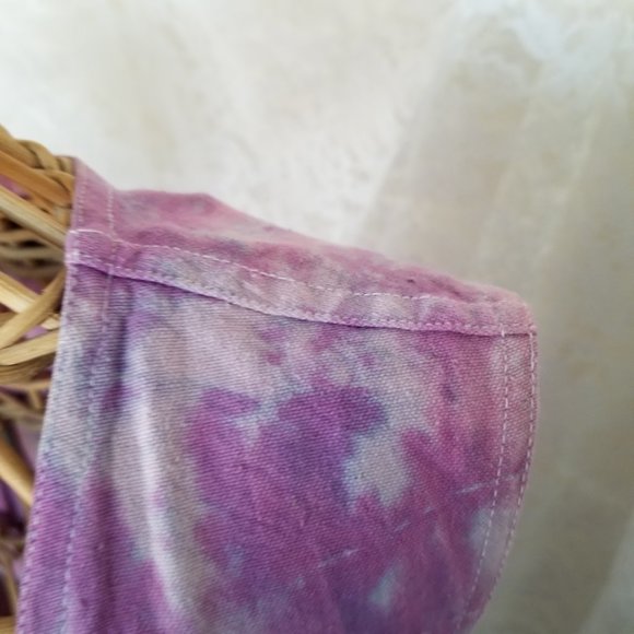 Vintage Tie Dye Purple & Pink Vest - Picture 10 of 15